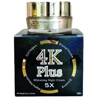 4K Plus Whitening Night Cream 5x – 20g image