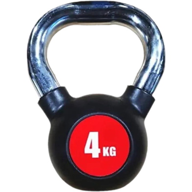 4Kg Kettlebell 1 Pair Total 8Kg - Rubber Coated image