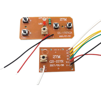 4 Channel RC Remote Control Wireless Transmitter and Receiver Circuit Board image