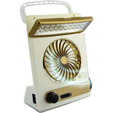 4 In 1 Solar Multi Function Light With Fan image