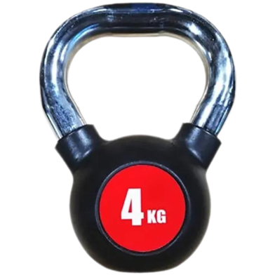4 Kg Kettlebell 1 Pcs - Rubber Coated image