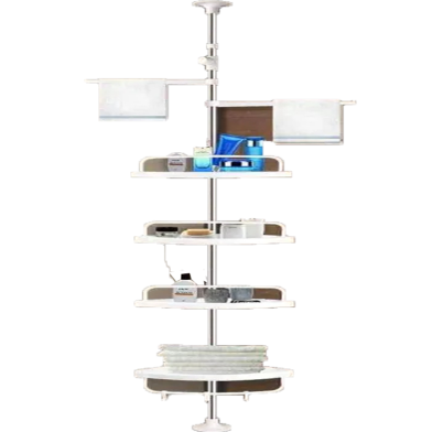 4 Layer Multi Corner Shelf A No-Drill Storage Solution for Your Shower and Kitchen image