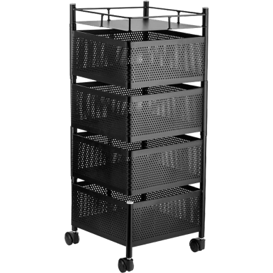 4 Layer Square Shape Kitchen Rack image