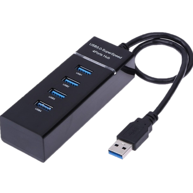 4 Port USB HUB SuperSpeed 3.0 Portable Mini-Hub image