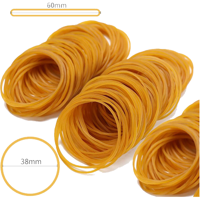 Thick Medium Elastic Rubber Bands Yellow Slide 4