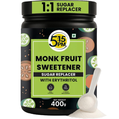 5:15 PM MonkFruit Sweetener with Erythritol 400Gm image