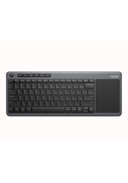 Rapoo Wireless Touchpad Keyboard (K2600) (Black). image