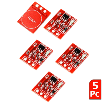 5PCS TTP223 Touch Button Switch Capacitive Sensor Module Self-Locking Creek image