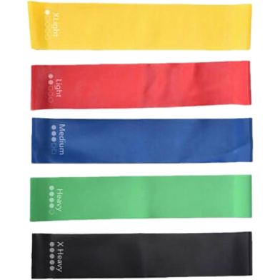 5Pieces Resistance Bands Skin Friendly Resistance image