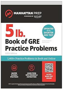 5 LB. Book of GRE Practice Problems image