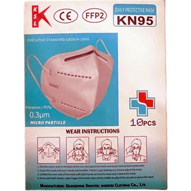 5 Layer Protective Face Mask - KN95 10 Pcs image