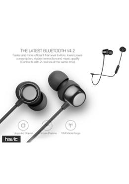 Havit Wireless Earphone (Black Color) (I39) image