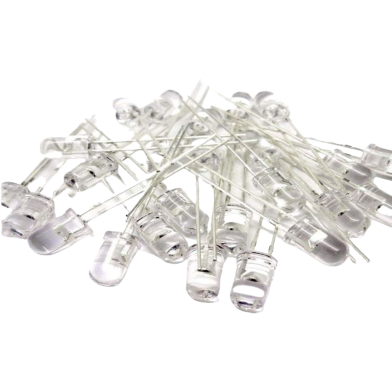 5mm 2pin RGB Multi Color Changing Flashing LED- 100 Pcs image
