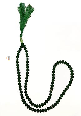 Crystal Green Stone Tasbih image