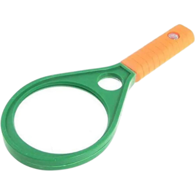 65 MM Mini Plastic Racket Magnifying Glass - Reading Magnifying Glass image