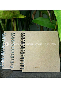 Artist Notebook White, Black and Silver Spiral 3-Pack image