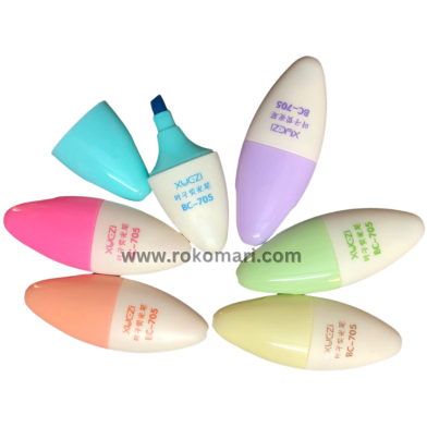 6Pcs/set Colored Markers Highlighters Vitamin Pill Highlighter Pen Stationery Color Pen Stationery Office School Supplies image