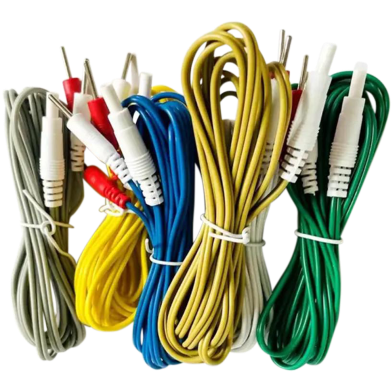 6 Pcs/Lot Therapy Cable Parts for Hwato SDZ-II / DMZ-I Electrical Nerve Muscle Stimulator Clamp Connector or Pin image