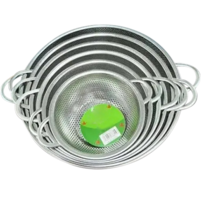 6 Pices Sunrise Hardware Saringan Stainlss Colander image