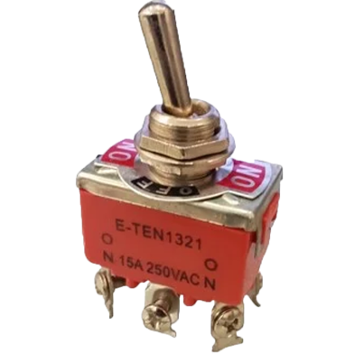 Toggle ON-OFF-ON Switch 6-Pin DPDT DC Moto Reverse image