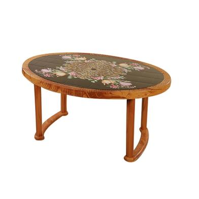 TEL 6 Seated Deluxe Table-Print S/W Flower (Pl/L) image
