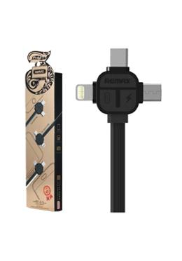 Remax Lesu 3in1 Data Cable for iPhone Micro Type C RC-066th image