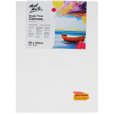 6x CSST3040 Mont Marte Studio Single Thick Canvas 30cm x 40cm | Bulk Canvases image