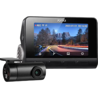 70Mai Dash Cam A810 4K Flagship Dual Camera Front And Rear Built In GPS ADAS Night Vision image