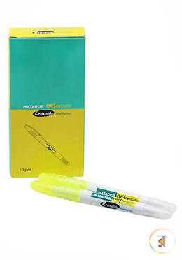 Matador Officemate Erasable Highlighter - 10 Pcs image