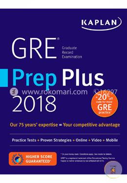 GRE Prep Plus 2018: Practice Tests Proven Strategies Online Video Mobile image