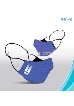 Turaag Protex Kids BTS Face mask - 1 Pcs (Washable and reusable up to 25 times) image