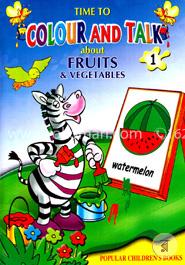 Colour And Talk About Fruits And Vegetables 1