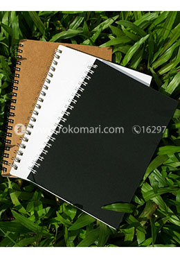 Executive Series Black, Kraft and White Cover Spiral 3-Pack image
