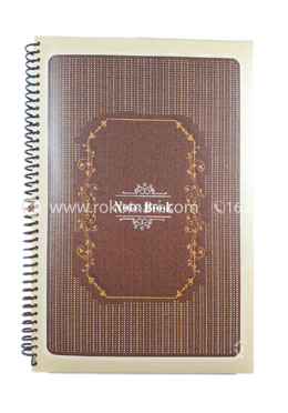 Hearts Essential Notebook - Choclate and Brown Color Design image