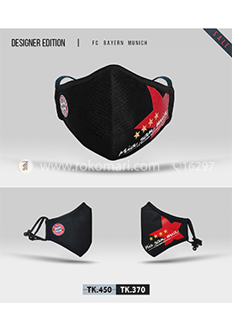 Fabrilife Premium 7 Layer FC Bayern Munich Designer Cotton Face Mask image
