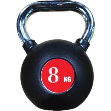 8 KG Kettle Bell - 1 Pair Total 16 Kg - Rubber Coated image
