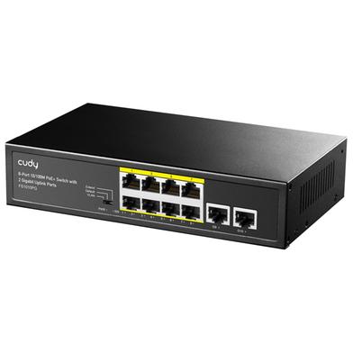 8-Port 10/100M PoE Switch with 2 Uplink Ports image