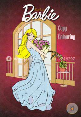 Kids Easy Barbie Copy Colouring