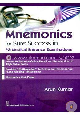 Mnemonics for Sure Success in PG Medical Entrance Examinations