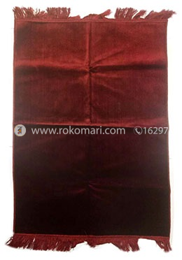 Aydin Velur Sec. One Color (Red) Muslim Prayer Jaynamaz image