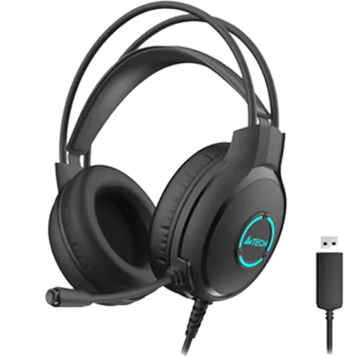 A4TECH FH300U Fstyler Neon Backlit Stereo USB Headphone image