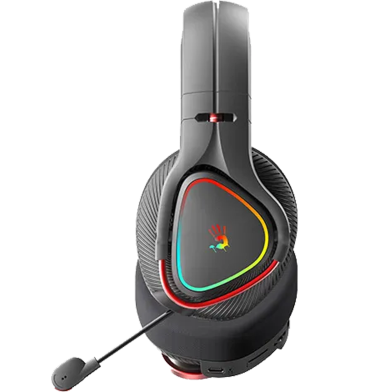 A4Tech MR720 RGB 2.4GHz Plus BT v5.3 and 3.5mm Wired Audio Wireless Headphone image