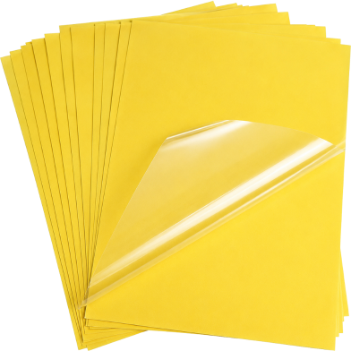 A4 Blank Clear/Transparent Label Sticker For Laser Printer image