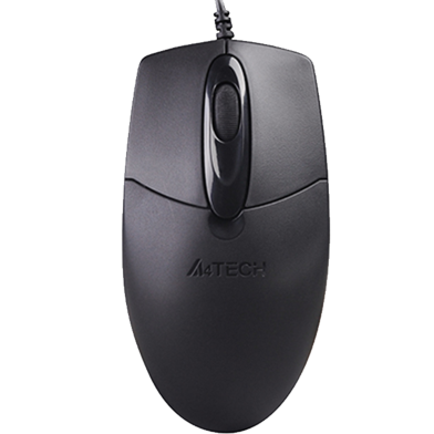 A4 Tech (OP-720) Wired 3D Optical Mouse, USB, Black image