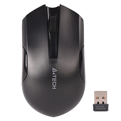 A4 Tech wireless mouse V-Track USB, Black (G3-200N) image