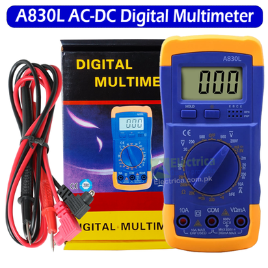 A830 Liter 830 Liter 830 Portable Digital Lcd Multimeter Tester With Buzzer Ohm Test Tool Digital Display Voltage Ampere Meter Test Probe Dc Ac Lcd Display Multimeter image