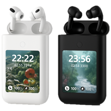 A98 Bluetooth Earbuds Touch Screen Charging Box with Built-in Power Bank (Multicolor) image