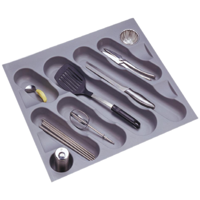 ABS Cutlery Tray Organizers For Kitchen Drawer Fork Holder image