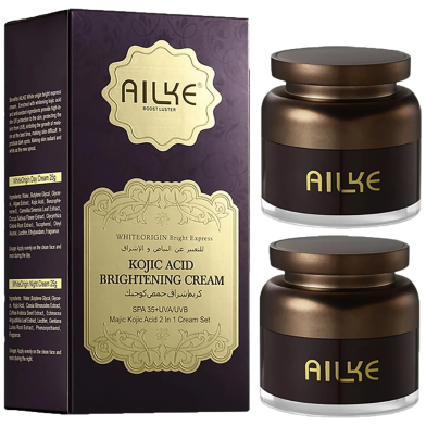 Ailke Boost Luster Kojic Acid Brightening Day Night Cream Set Combo -25gm Plus 25gm image