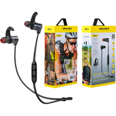 AK3 Wireless Bluetooth Earphone - Black image